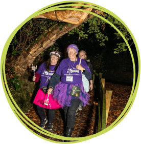 Walkers at Heligan